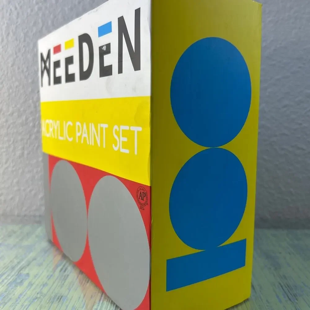 MEEDEN Heavy Body Acrylic Paint Set 100 Colors 12ml Tubes Craft Art Supplies
